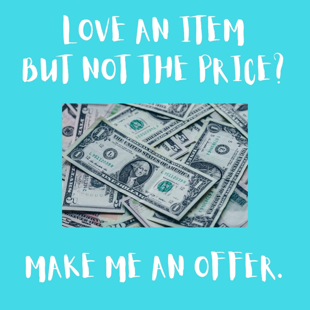 All reasonable offers are welcome!!😀